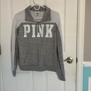 Victoria secret quarter zip sweatshirt